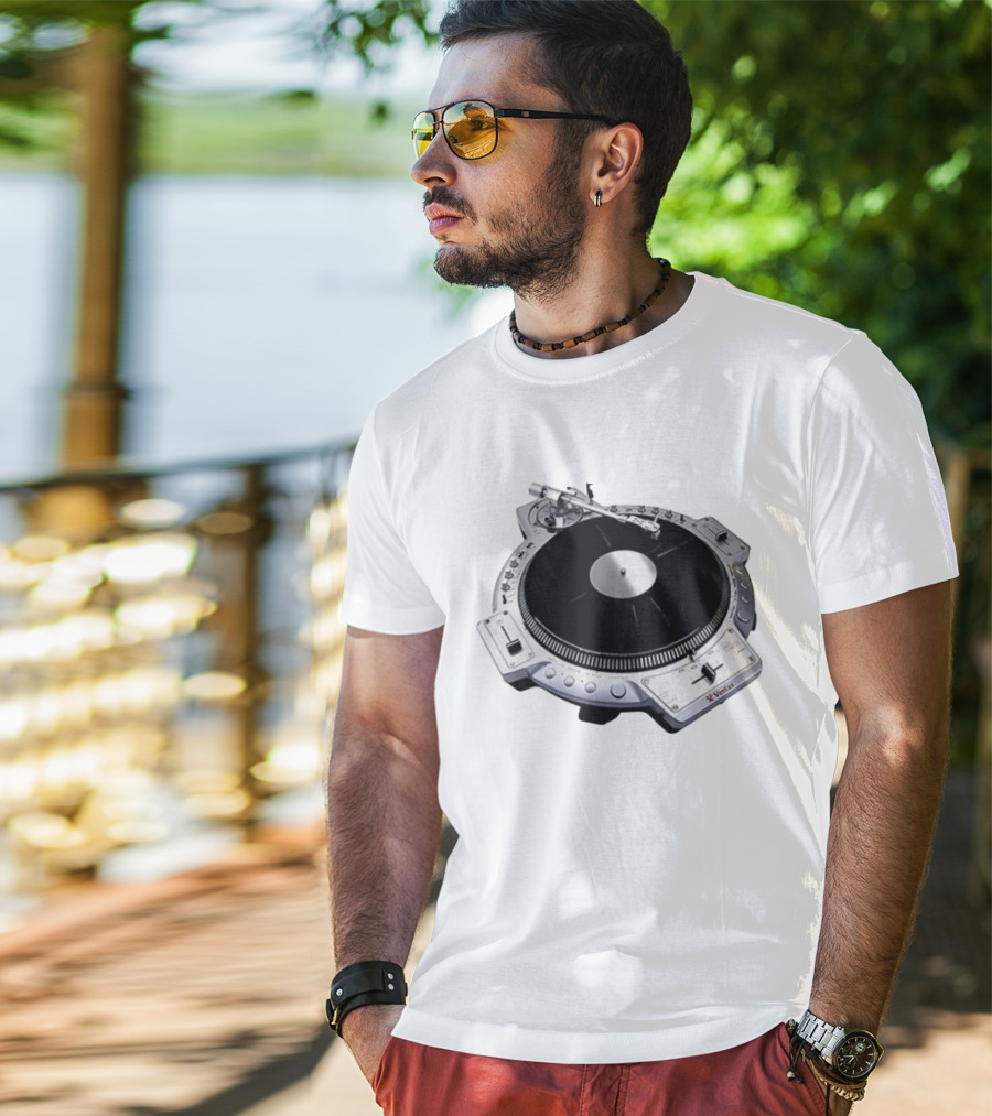 Vestax QFO Turntable Professional DJ Equipment Scratch Mixing T-Shirt