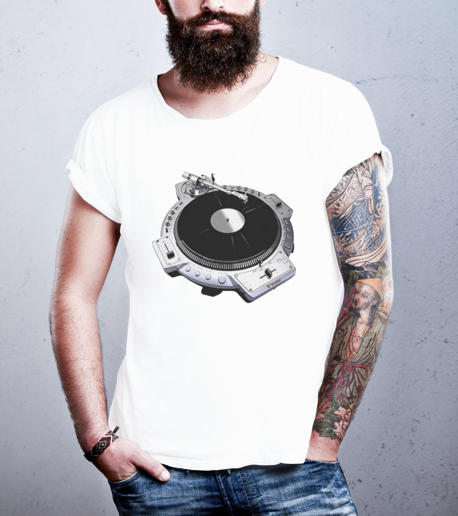 Vestax QFO Turntable Professional DJ Equipment Scratch Mixing T-Shirt