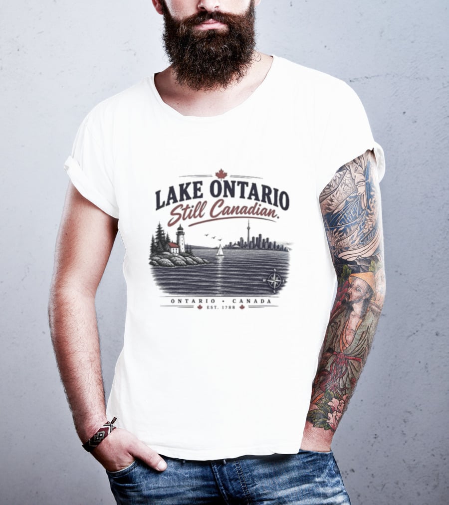 Lake Ontario Still Canadian Classic Canada Since 1812 T-Shirt