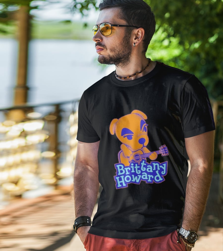 Brittany Howard Bless My Heart Bless My Soul Guitar Playing Dog T-Shirt