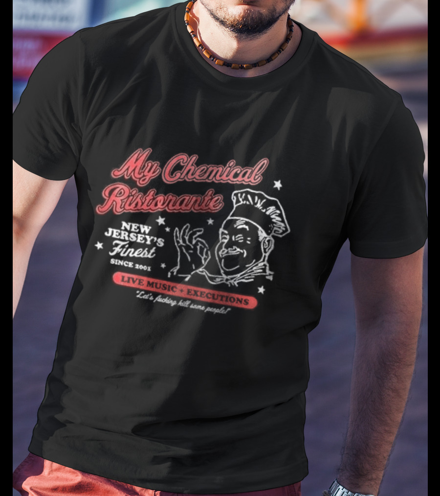 My Chemical Ristorante New Jersey's Finest Let's Kill Some People T-Shirt