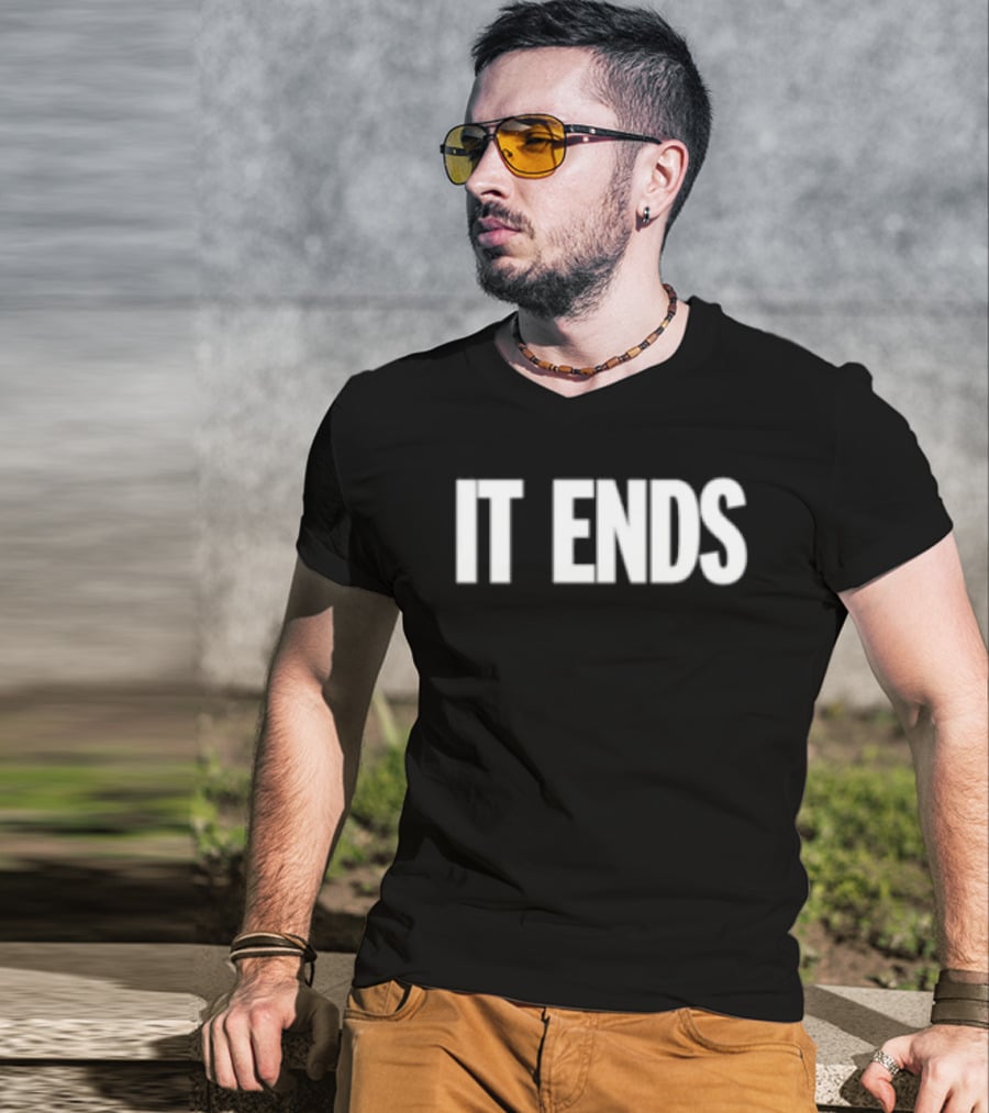 Neon Store It Ends Reflective Ink T-Shirt