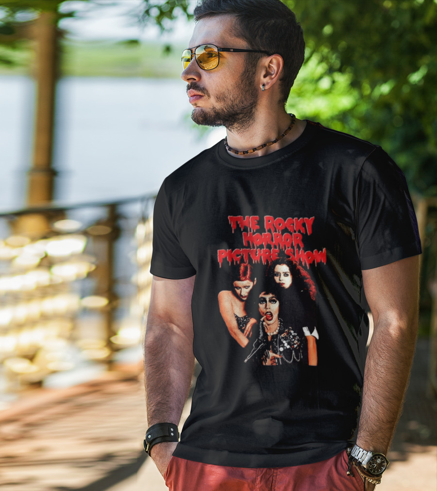 The Rocky Horror Picture Show Dr Frank N Furter Columbia Magenta T-Shirt