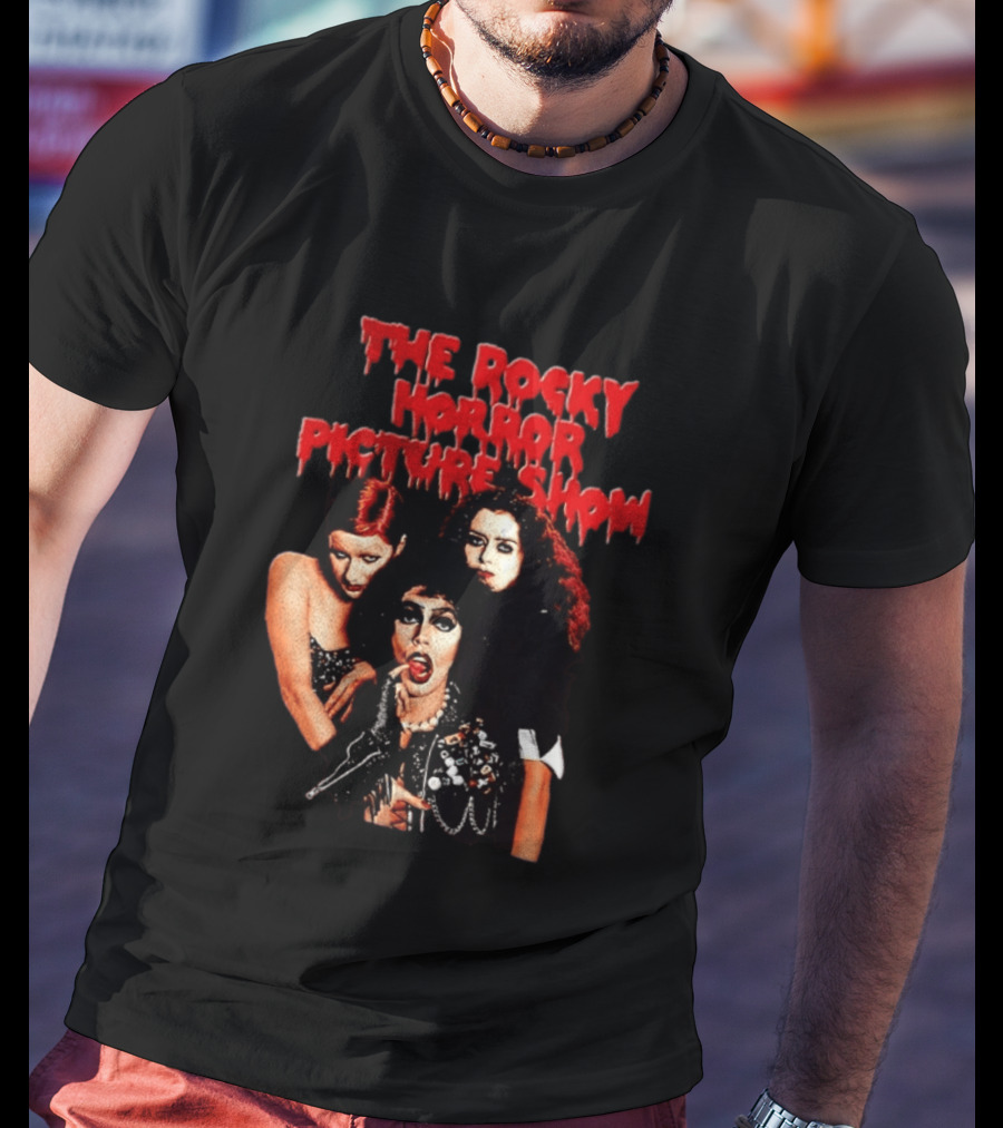 The Rocky Horror Picture Show Dr Frank N Furter Columbia Magenta T-Shirt