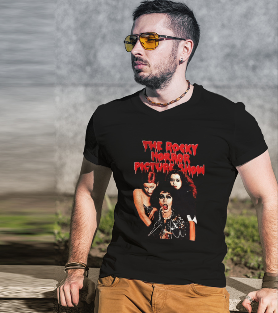 The Rocky Horror Picture Show Dr Frank N Furter Columbia Magenta T-Shirt