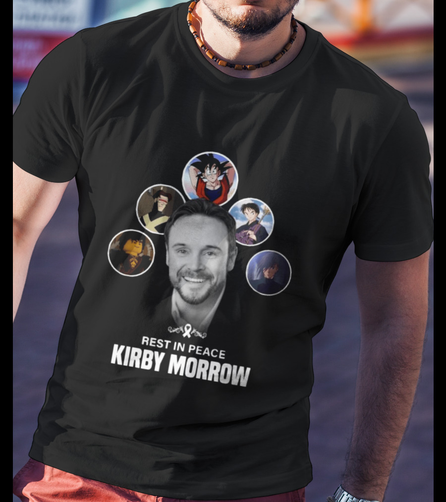 Kirby Morrow Rest In Peace Voice Behind Goku Cyclops Would Have Turned 53 Today T-Shirt