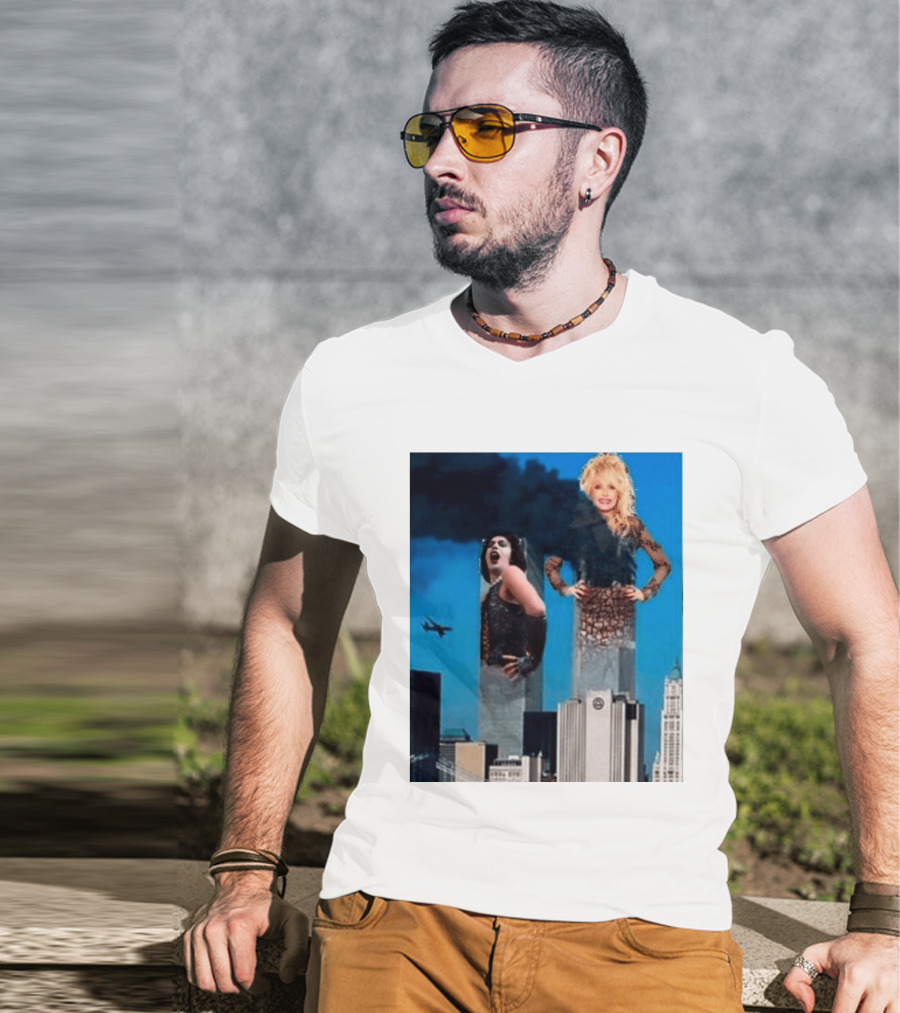 Tim Curry Dolly Parton Twin Towers 9 11 T-Shirt