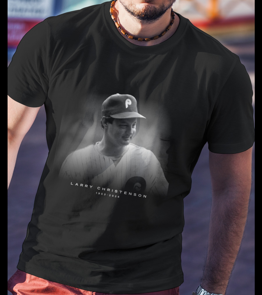 Larry Christenson 1953 2026 Phillies Baseball T-Shirt
