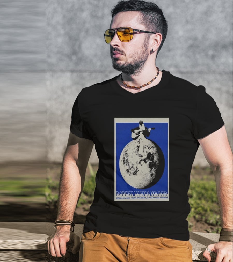 Robert Lester Folsom August 29 2026 Evanston IL Space Concert With Corey Parsons T-Shirt