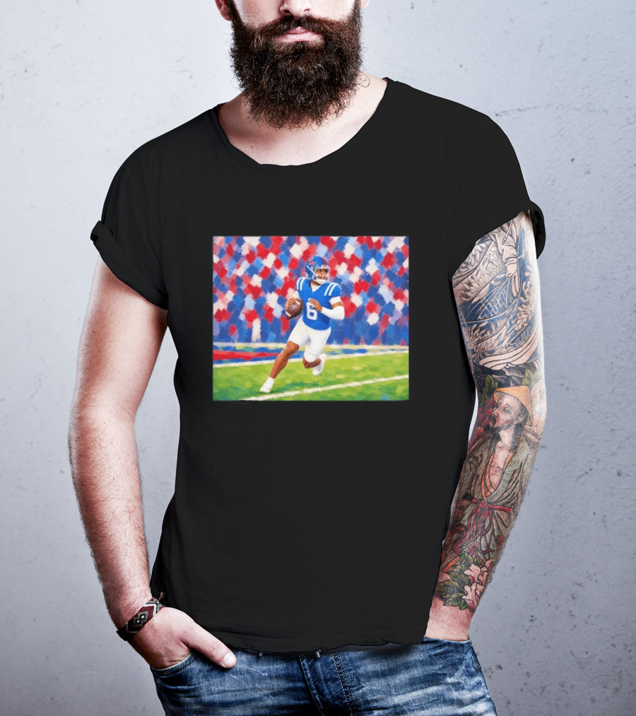 Trinidad Chambliss Quarterback No 6 University Of Mississippi Football T-Shirt