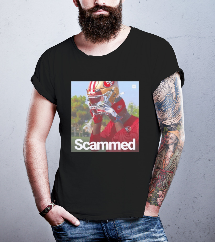 Scammed Daejon Love Fake 49ers Football T-Shirt