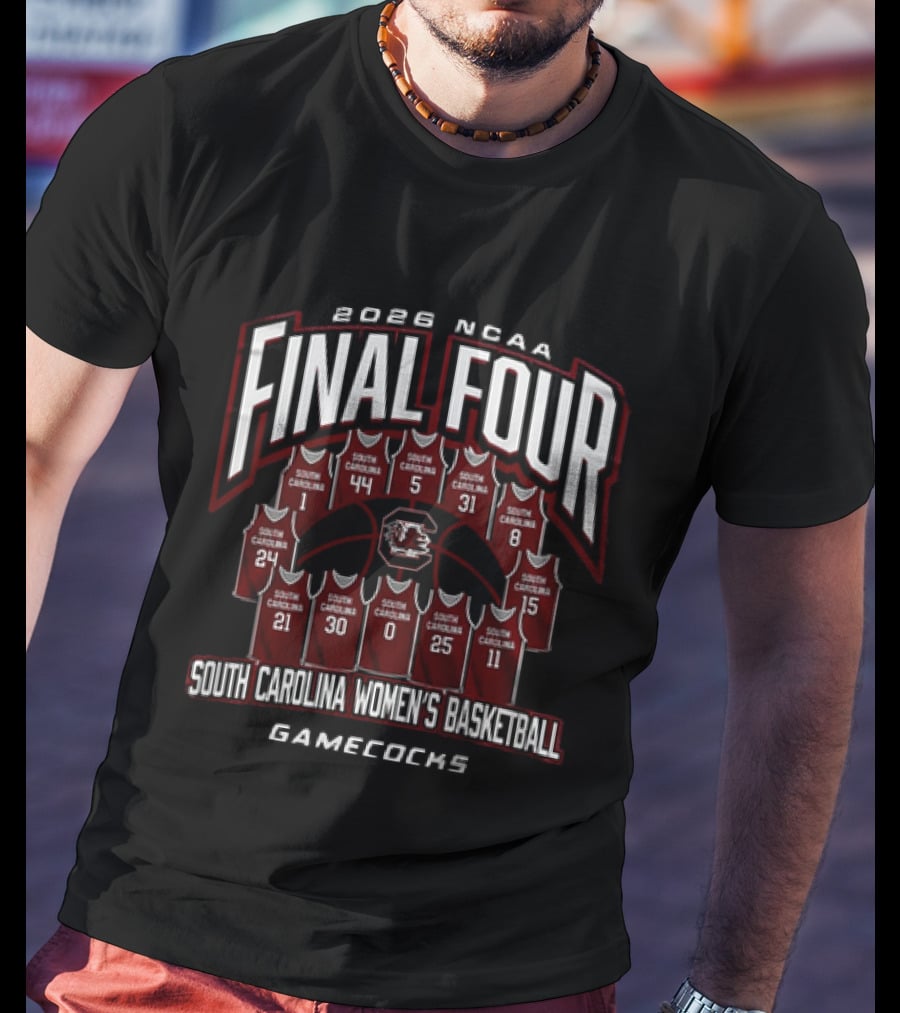 2026 NCAA Final Four South Carolina Women's Basketball Gamecocks T-Shirt