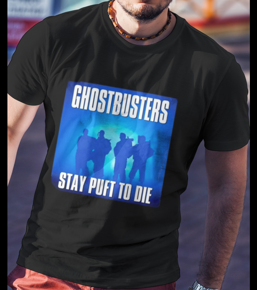 Ghostbusters Stay Puft To Die Marshmallow Man Classic Movie T-Shirt