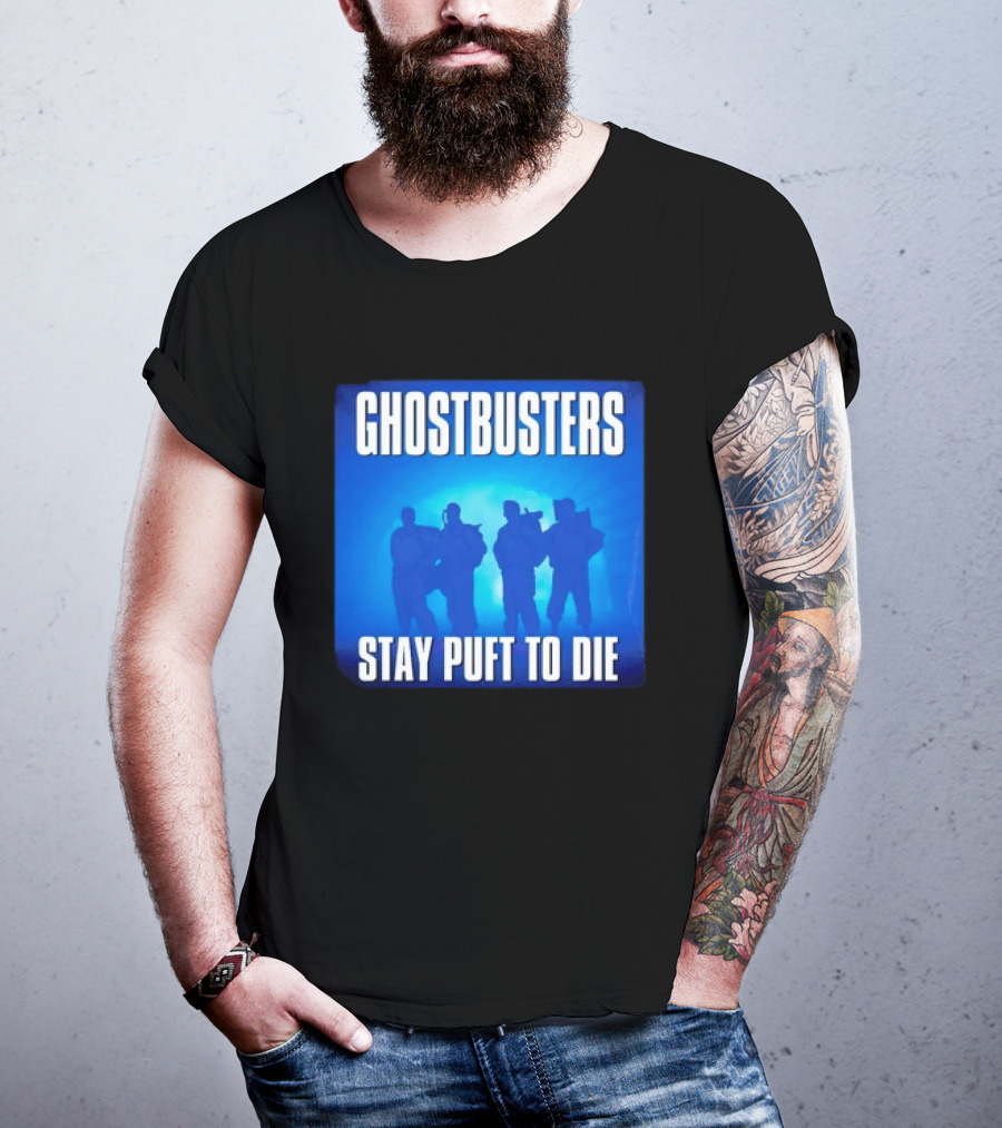 Ghostbusters Stay Puft To Die Marshmallow Man Classic Movie T-Shirt