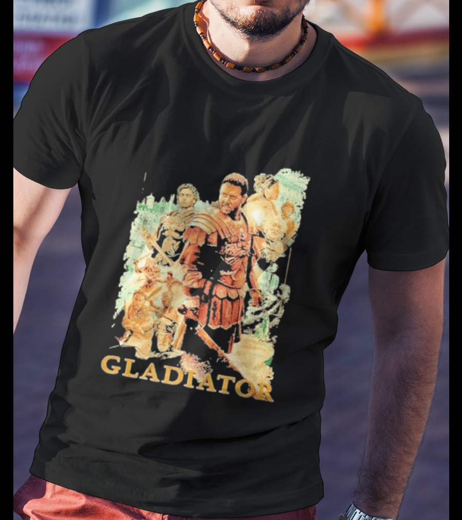 Gladiator Maximus Collage Russell Crowe Roman Warrior Epic T-Shirt
