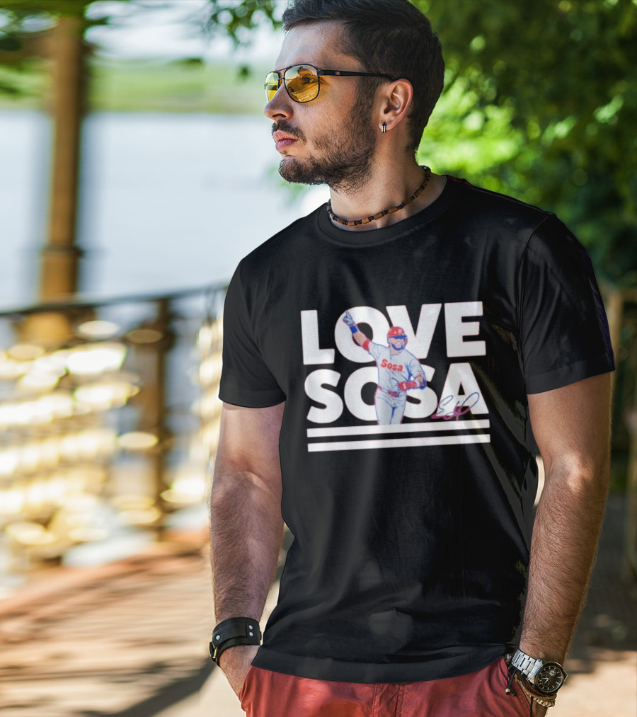 Love Sosa Edmundo Philadelphia Phillies Signature Celebration T-Shirt
