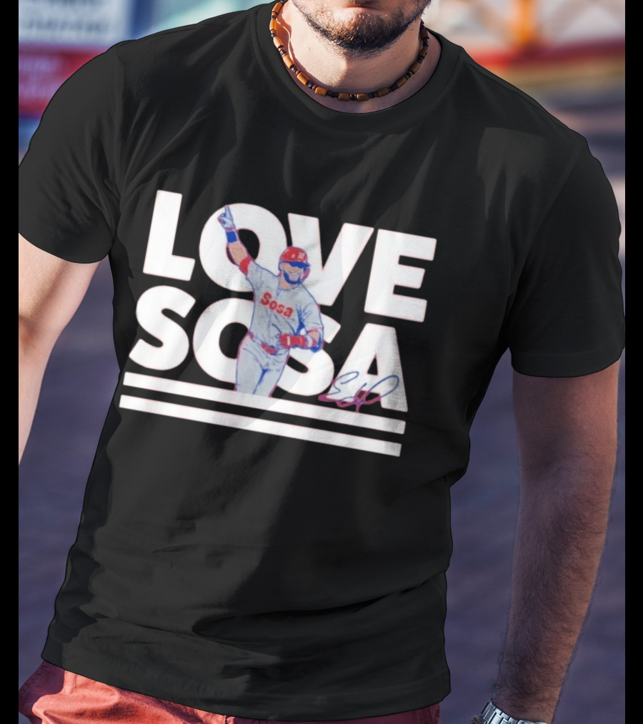 Love Sosa Edmundo Philadelphia Phillies Signature Celebration T-Shirt