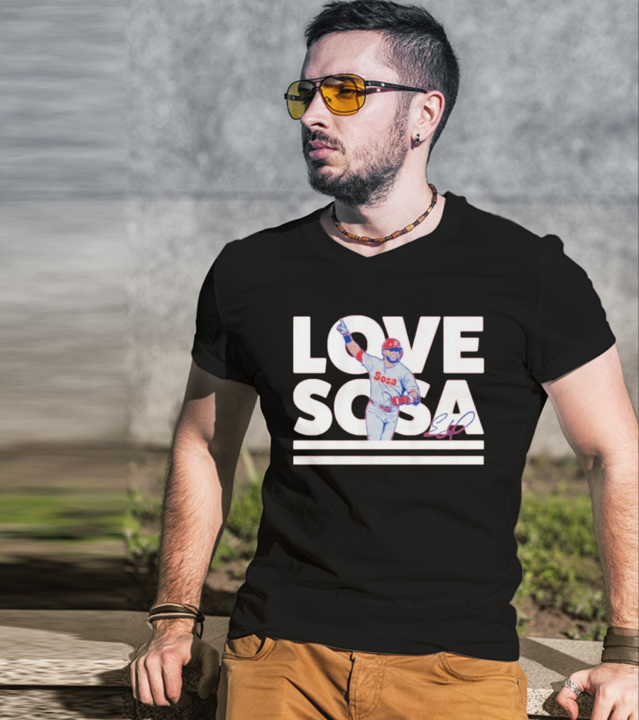 Love Sosa Edmundo Philadelphia Phillies Signature Celebration T-Shirt