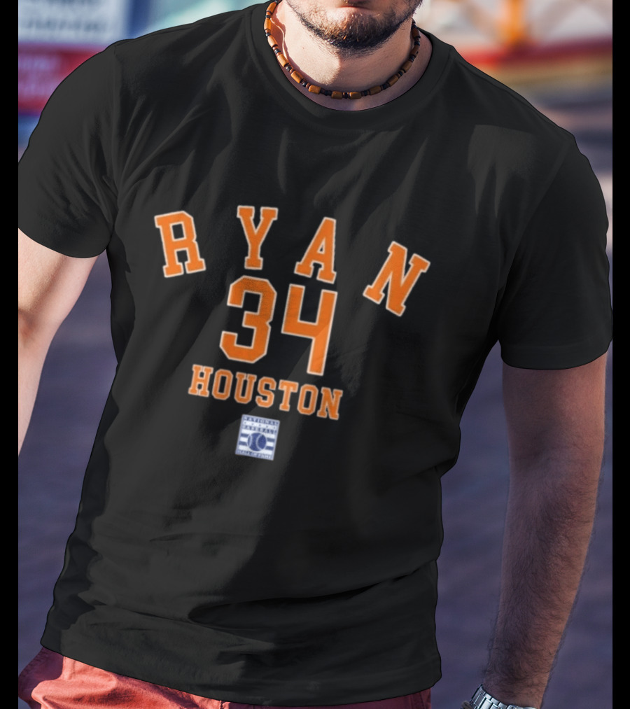 Nolan Ryan 34 Houston Astros Baseball Legend Series T-Shirt
