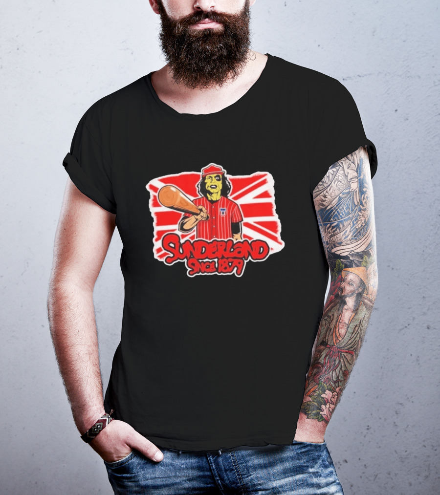 Sunderland Since 1879 Warrior Football Soccer Union Jack T-Shirt