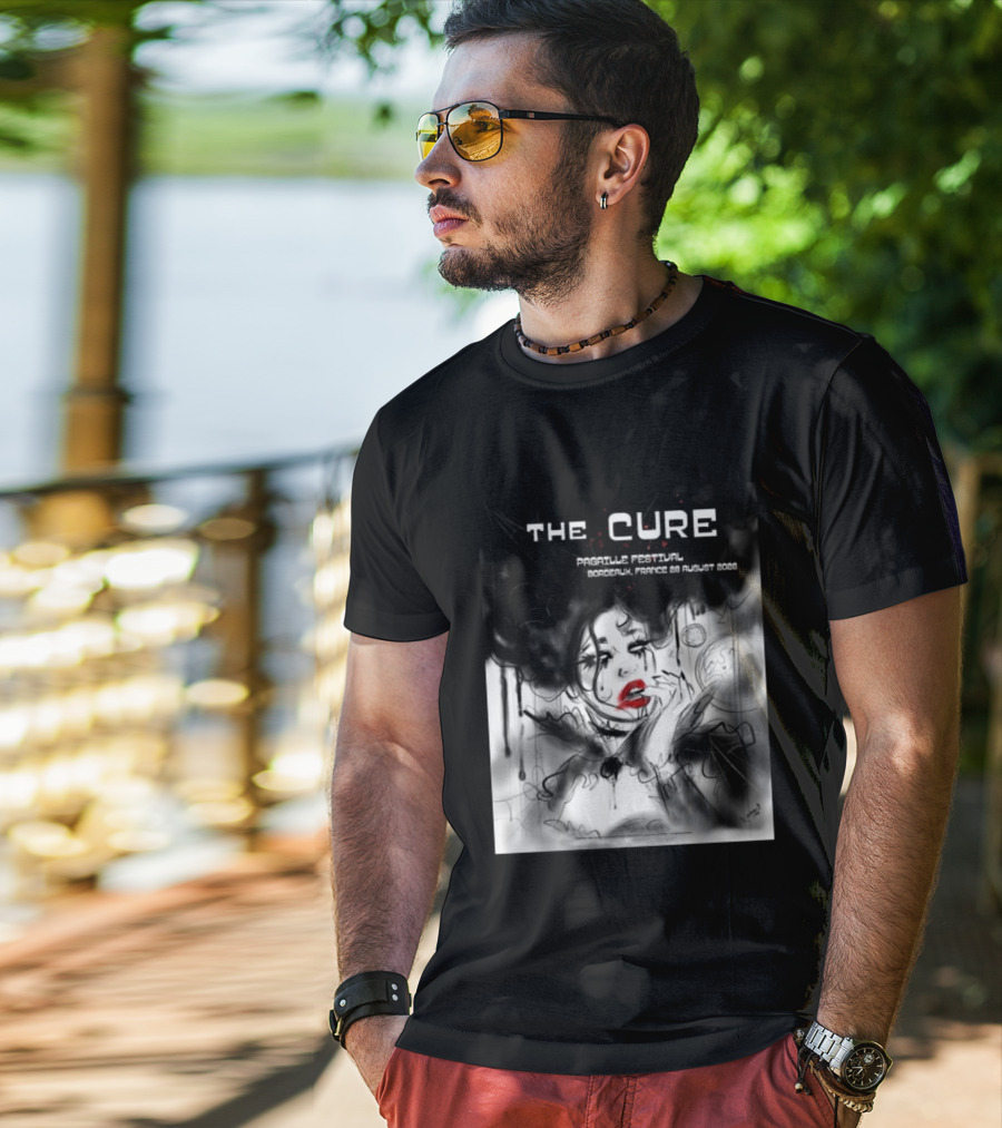The Cure Pagaille Festival Bordeaux France 28 August 2026 Event T-Shirt