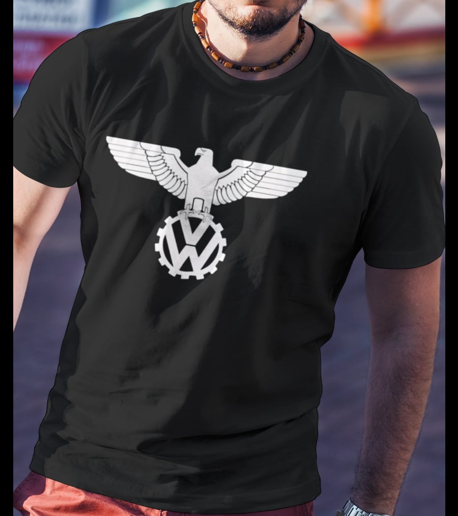 Volkswagen Eagle VW Automotive Emblem Icon With Cogwheel Wings T-Shirt