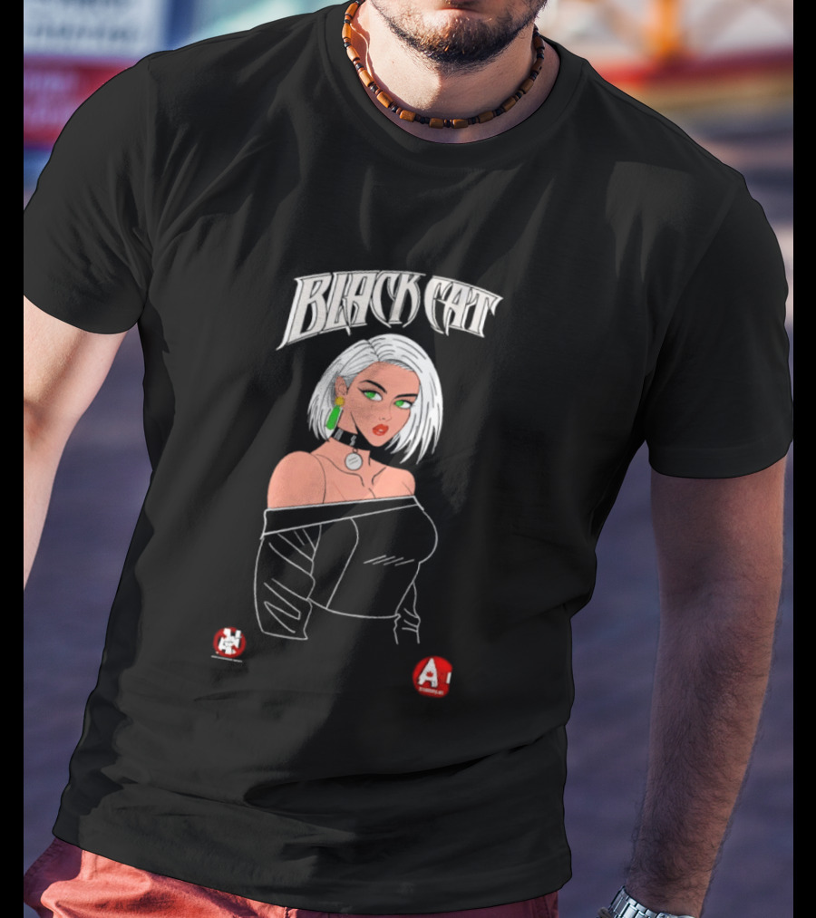 Black Cat Marvel Felicia Hardy Character Comic T-Shirt