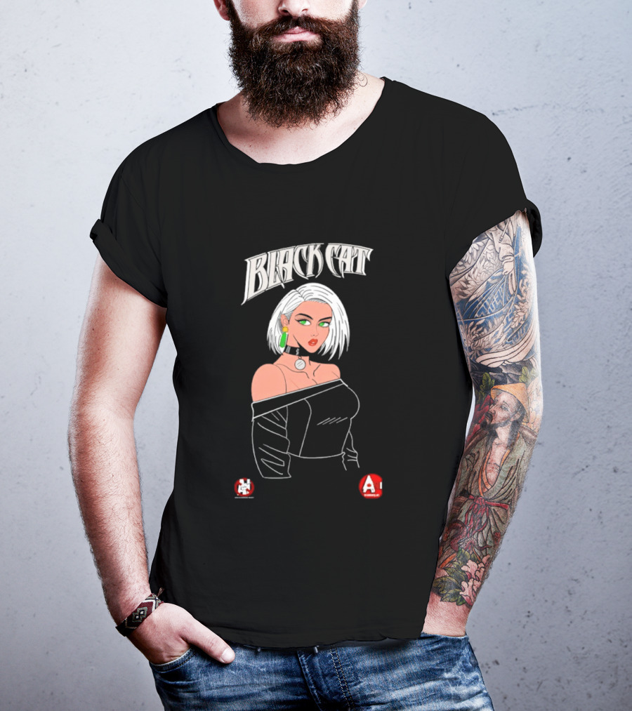 Black Cat Marvel Felicia Hardy Character Comic T-Shirt