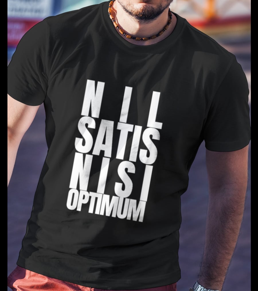Everton FC Nil Satis Nisi Optimum Motto T-Shirt