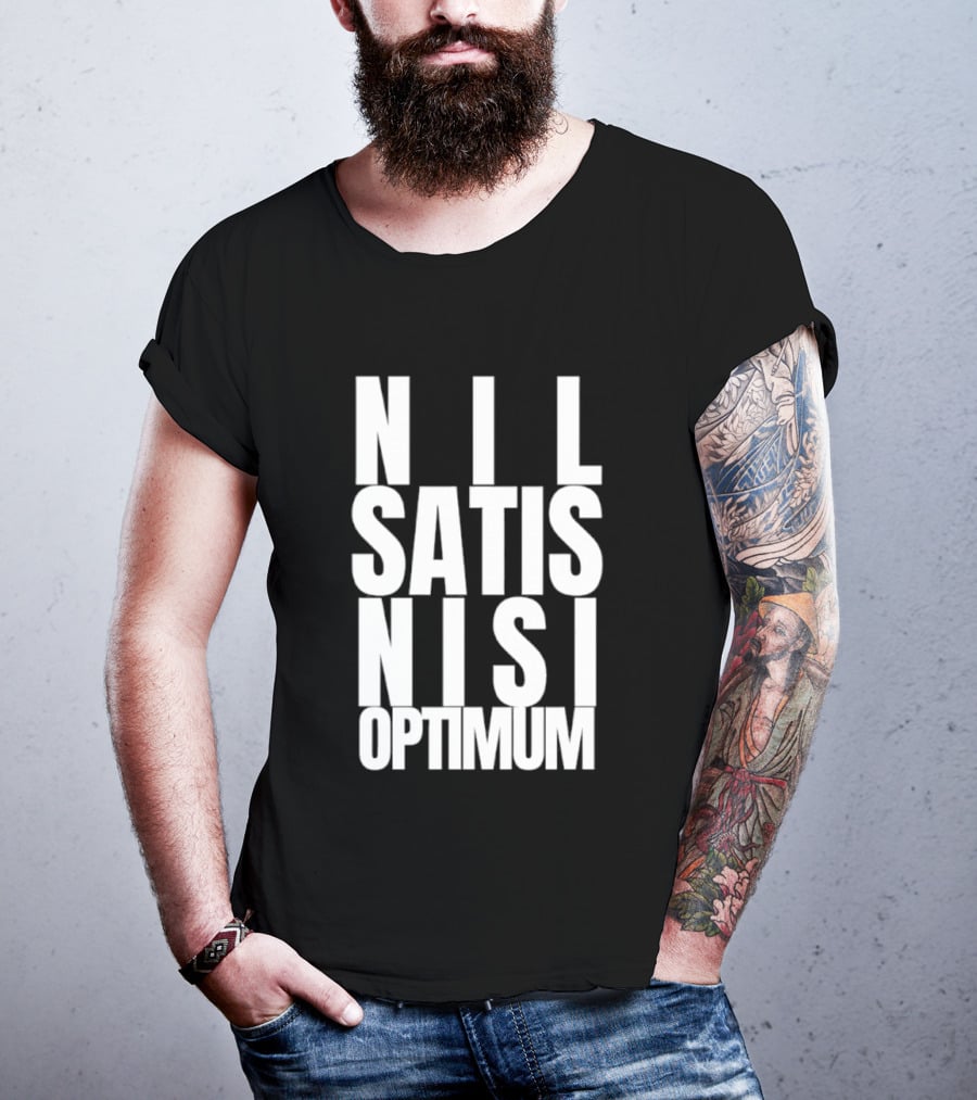 Everton FC Nil Satis Nisi Optimum Motto T-Shirt