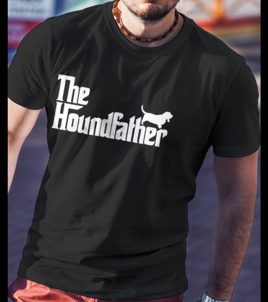 The Houndfather Basset Hound Dog Lover The Godfather T-Shirt
