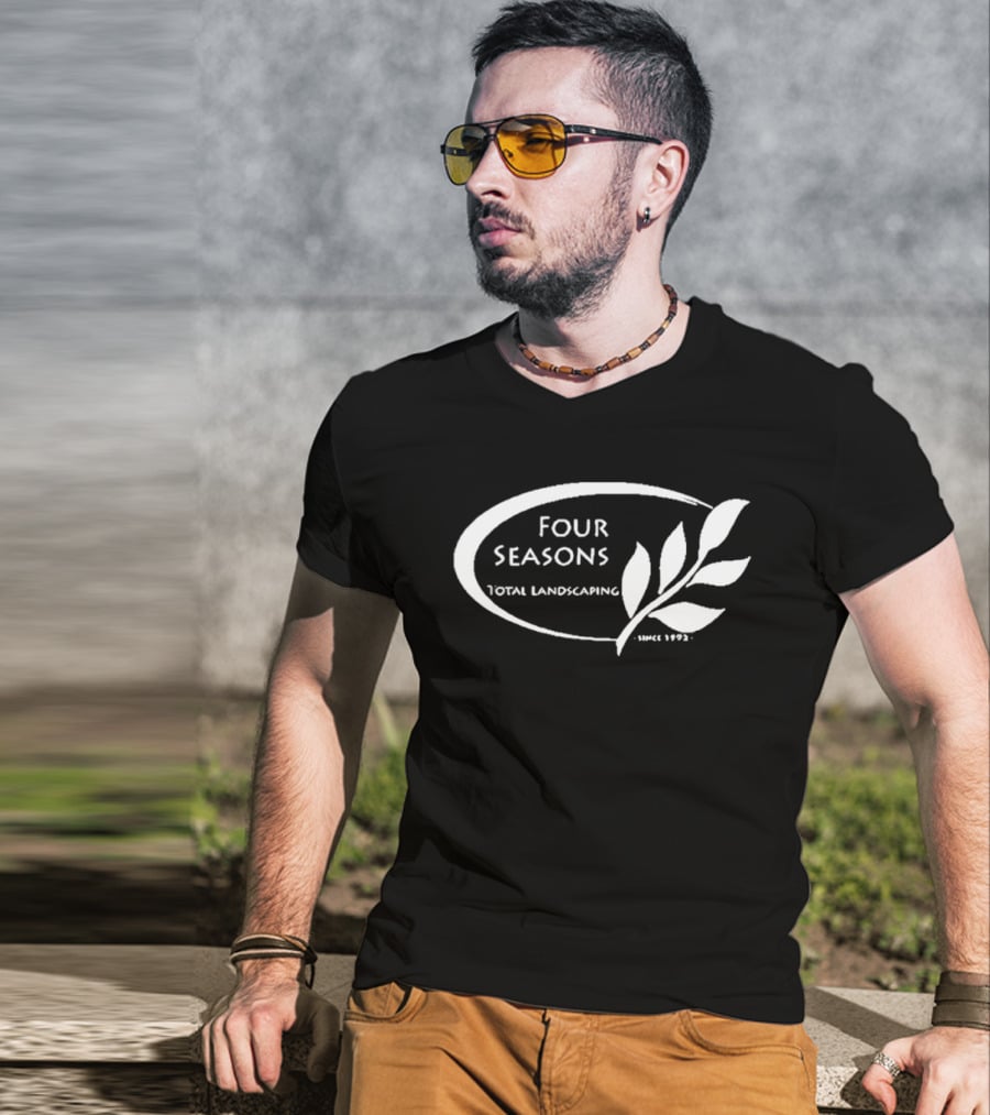 Four Seasons Total Landscaping Since 1992 Leaf T-Shirt