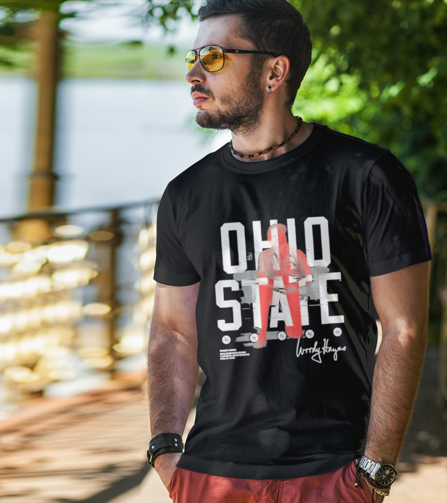 Woody Hayes Ohio State 75th Anniversary T-Shirt