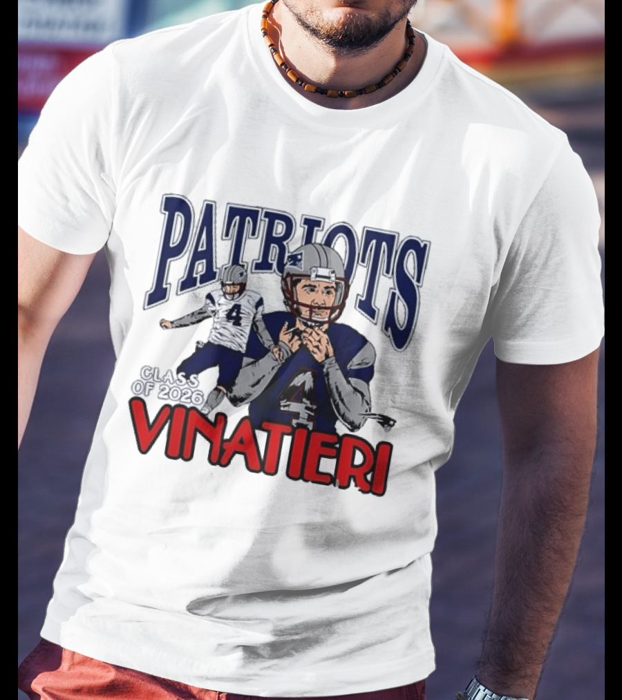 Patriots Vinatieri Class Of 2026 T-Shirt