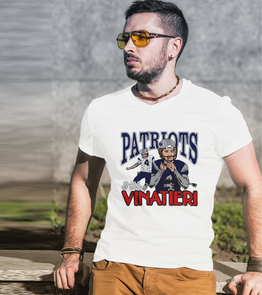 Patriots Vinatieri Class Of 2026 T-Shirt