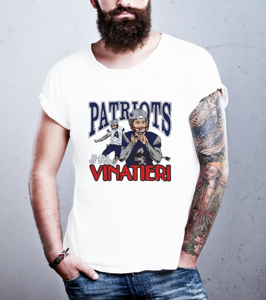 Patriots Vinatieri Class Of 2026 T-Shirt
