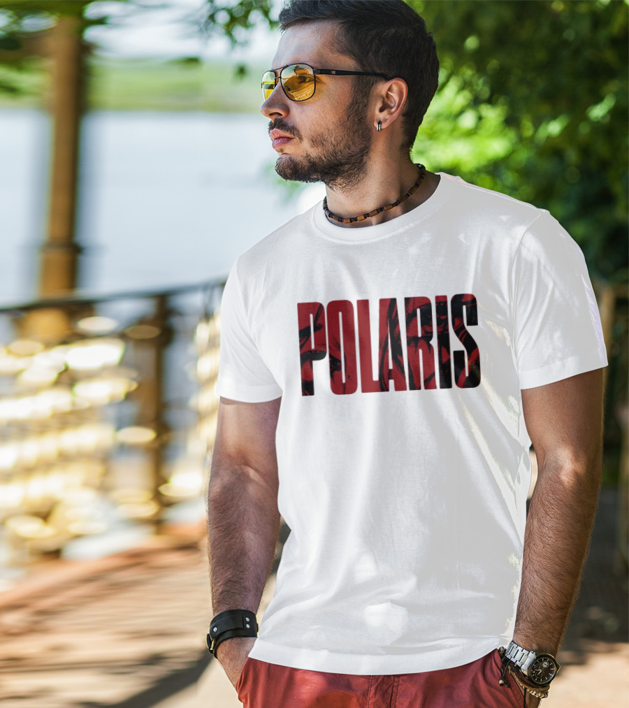 Armada Store Polaris Extermination Graphic Red And Black T-Shirt