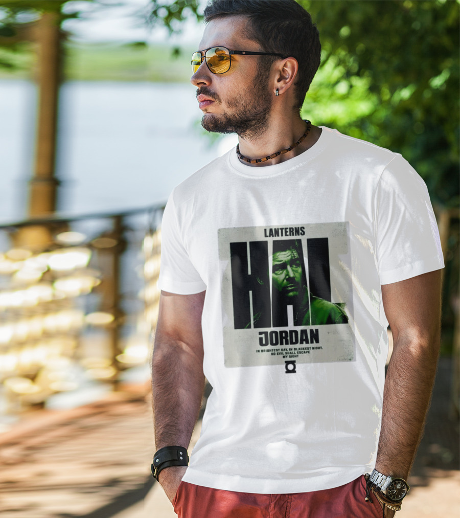 Hal Jordan Lanterns In Brightest Day In Blackest Night No Evil Shall Escape My Sight T-Shirt