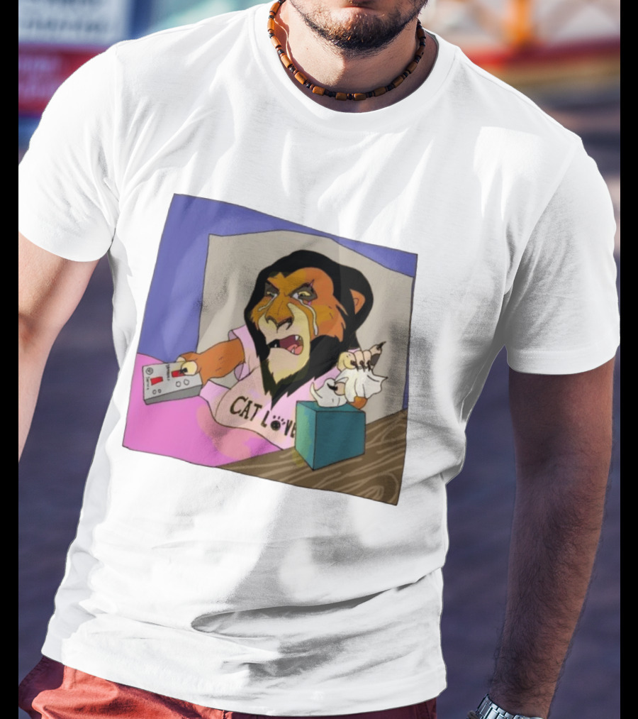 Scar From The Lion King Cat Love Scar Tissue Humor Meme T-Shirt