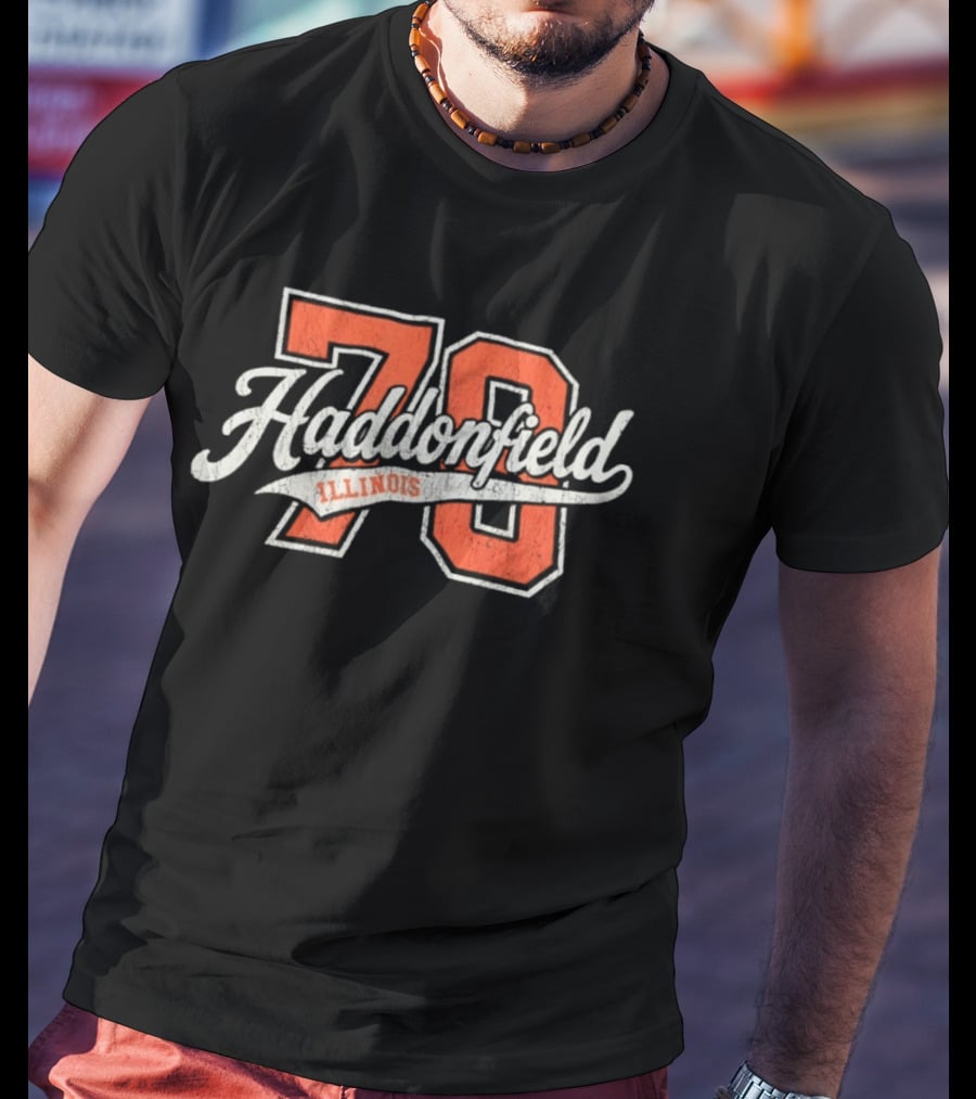 Distressed Haddonfield Illinois 78 T-Shirt
