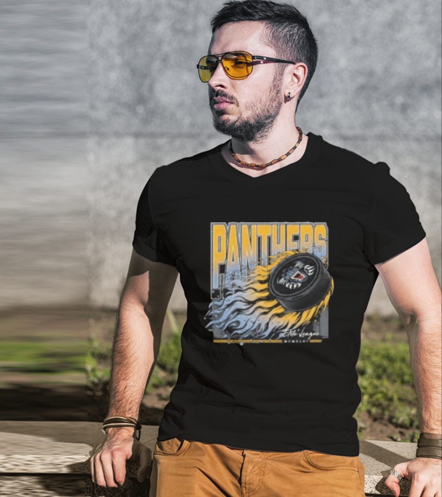 Panthers Store 26 27 Puck Elite League T-Shirt
