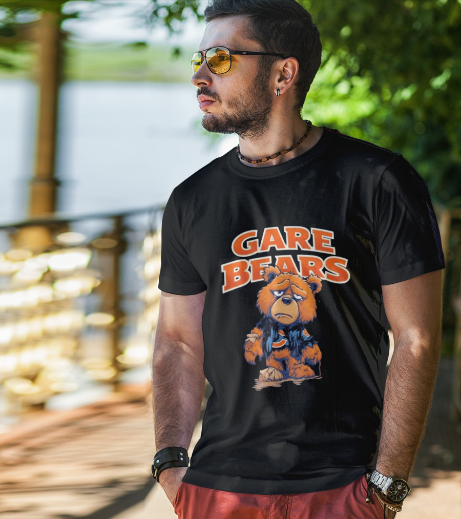 Gare Bears Sad Bear Chicago Bears Football T-Shirt