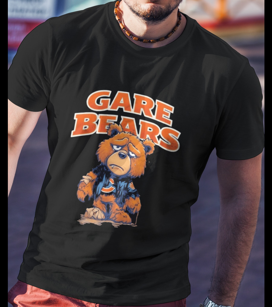 Gare Bears Sad Bear Chicago Bears Football T-Shirt