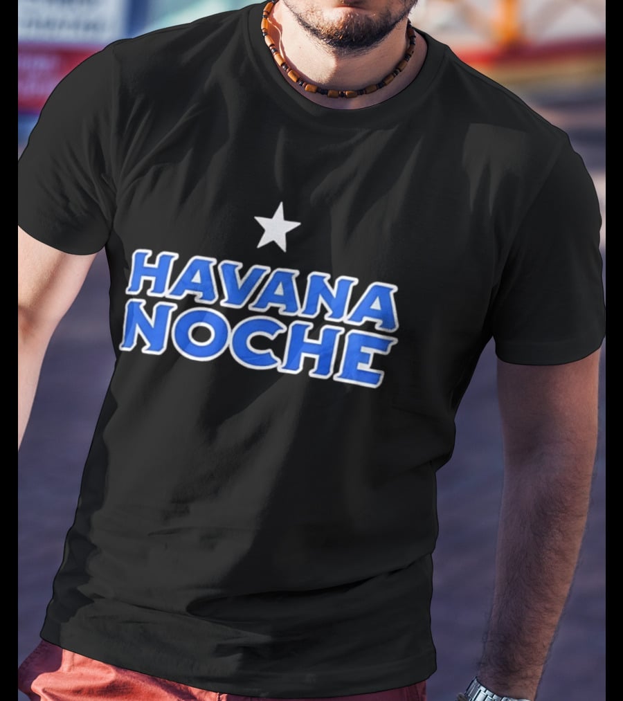Havana Noche Star Decoration Cuba Night Travel T-Shirt