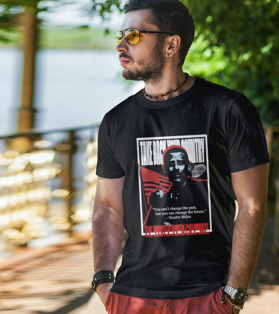 Take Back Your Country The Hunter Biden Caliphate American Flag T-Shirt