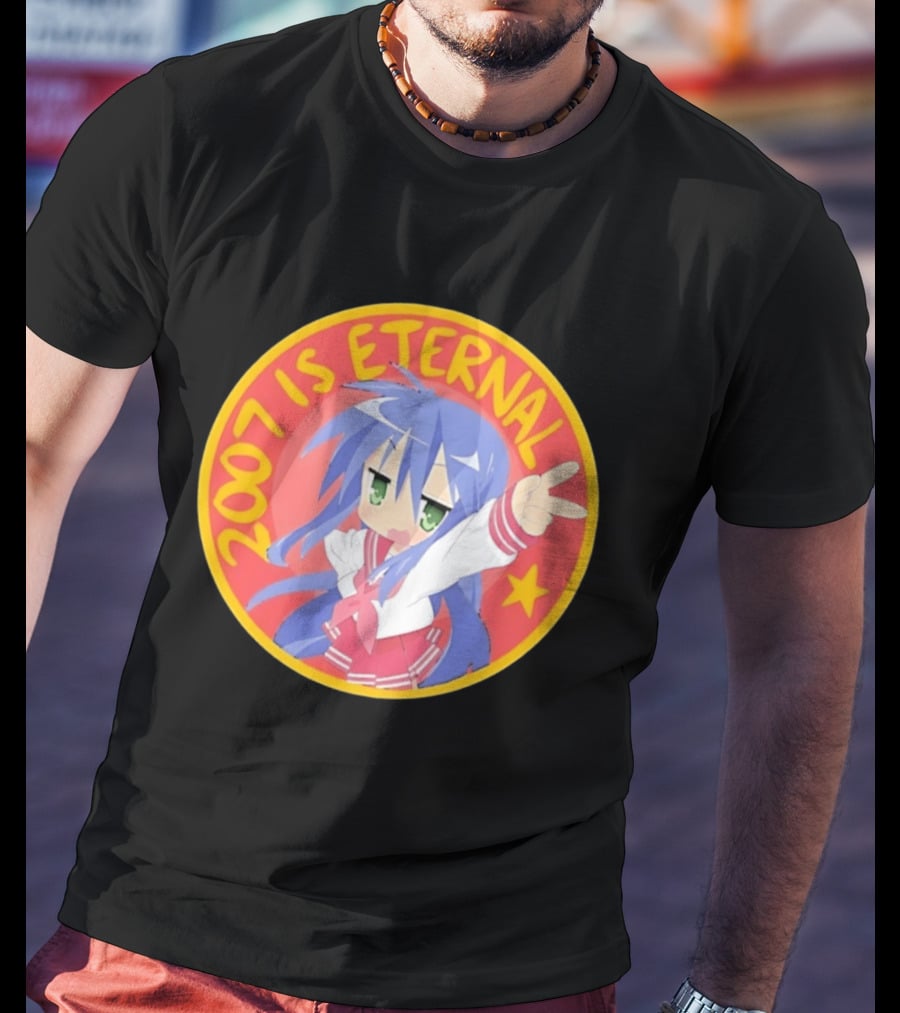 Konata Izumi 2007 Is Eternal Lucky Star Anime T-Shirt