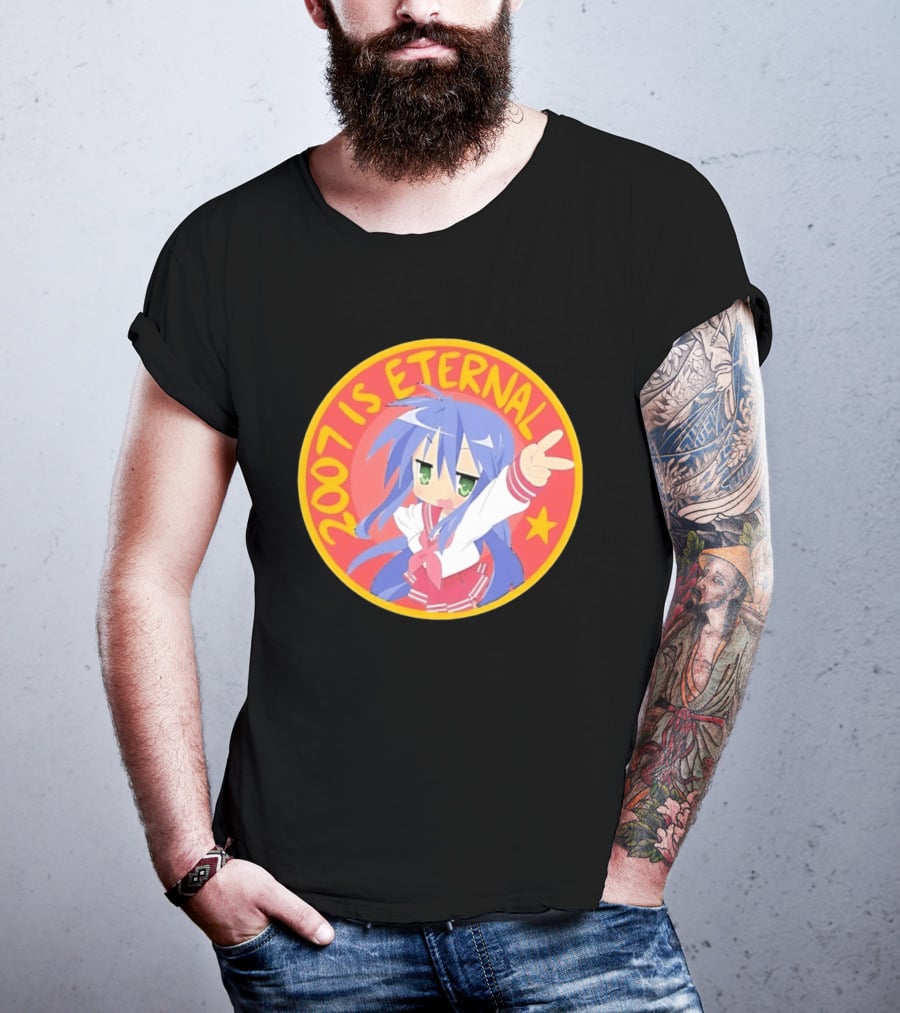 Konata Izumi 2007 Is Eternal Lucky Star Anime T-Shirt