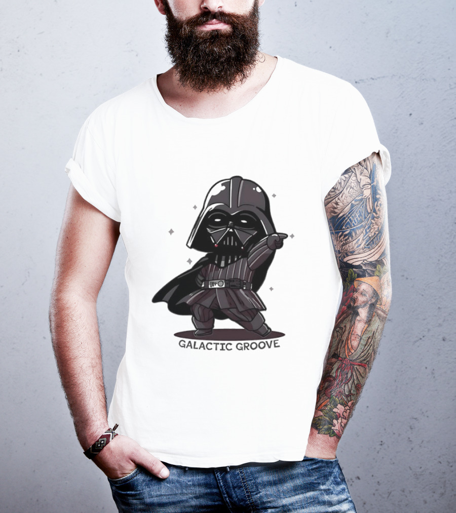 Star Wars Darth Vader Galactic Groove Chibi T-Shirt