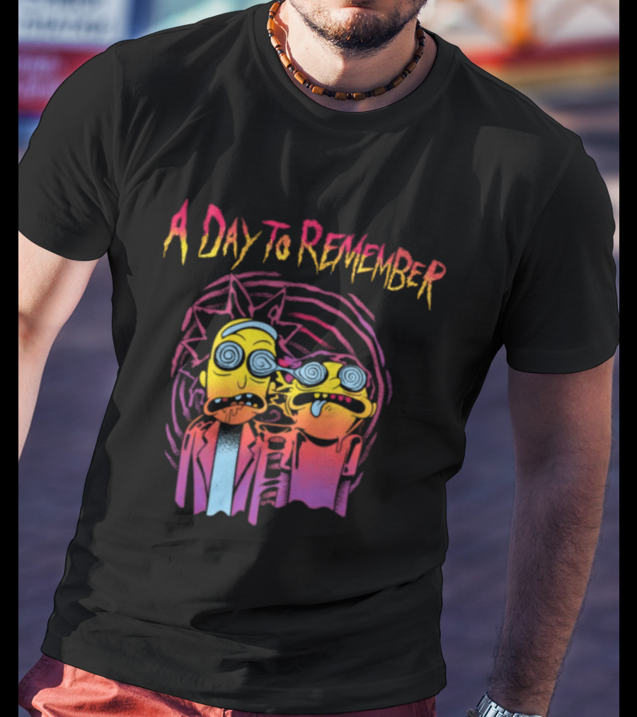 A Day To Remember Hypnotize Cartoon Characters Psychedelic T-Shirt