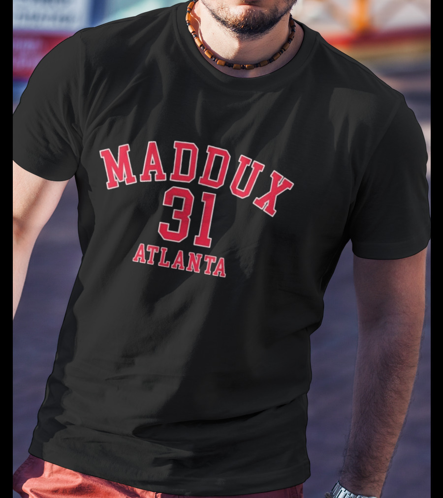 Greg Maddux 31 Atlanta Braves MLB T-Shirt